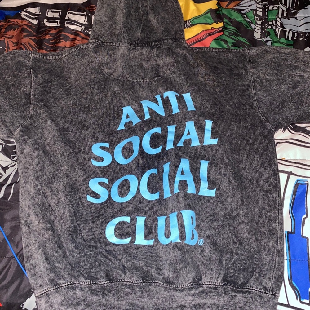 Anti social social club hoodie size M like new